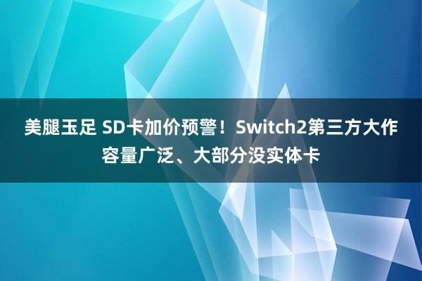 美腿玉足 SD卡加价预警！Switch2第三方大作容量广泛、大部分没实体卡