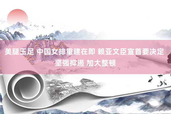 美腿玉足 中国女排重建在即 赖亚文臣宣首要决定 坚强抑遏 加大整顿